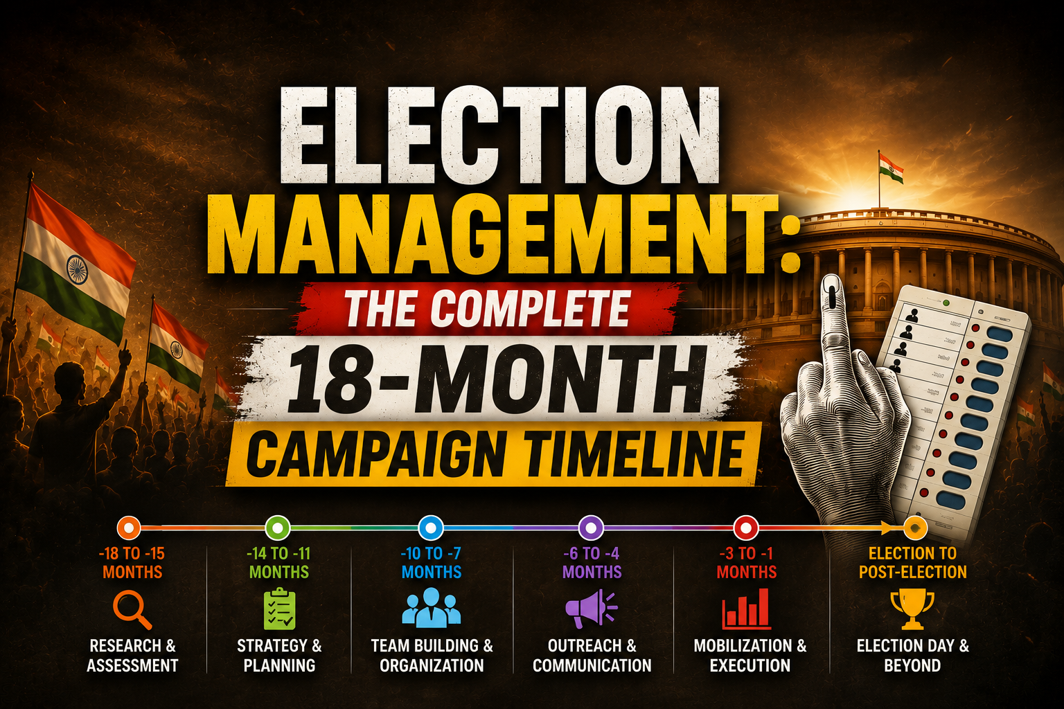 Election Management: The Complete 18-Month Campaign Timeline