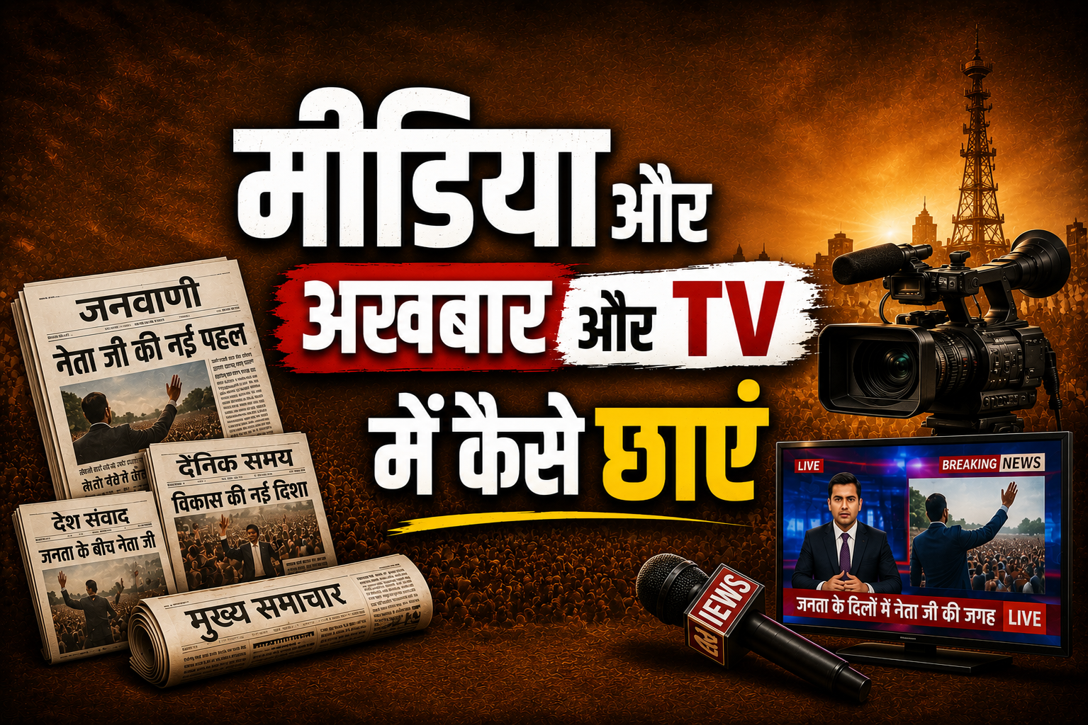 मीडिया और PR: अखबार और TV में कैसे छाएं